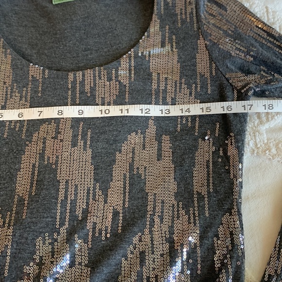 Sequined Grey Mini - Picture 10 of 11